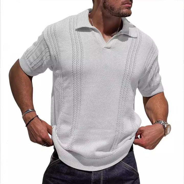 GENTLEKNIT™ | Stylish Knit Polo Shirt