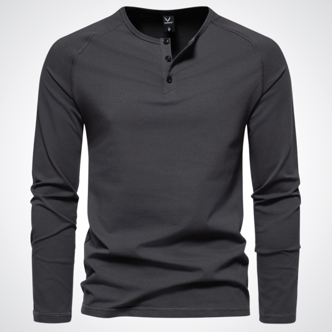 LORCAN™ - Soft Cotton Henley