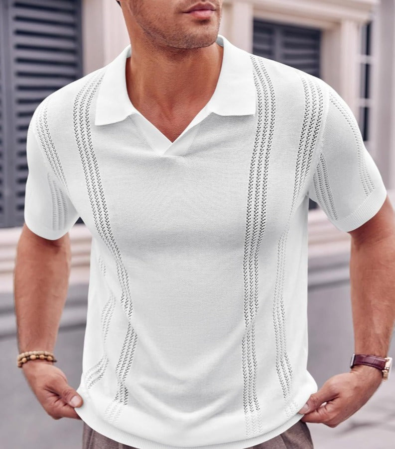 GENTLEKNIT™ | Stylish Knit Polo Shirt