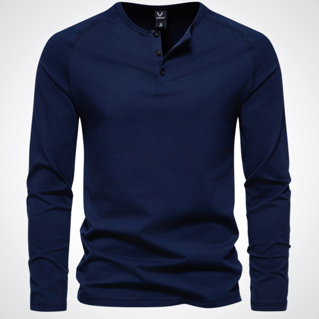 LORCAN™ - Soft Cotton Henley