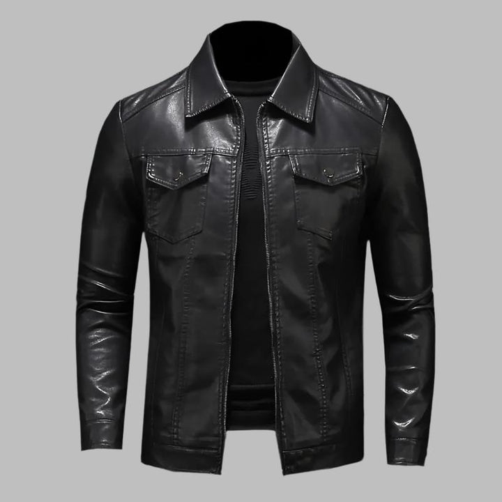 BROOKS™ | Sleek Leather Jacket