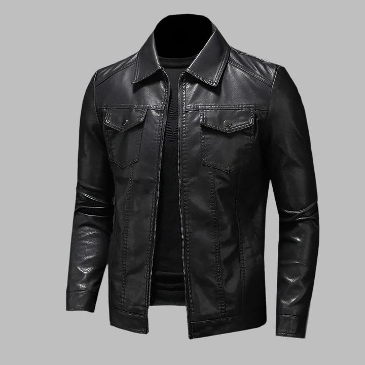 BROOKS™ | Sleek Leather Jacket