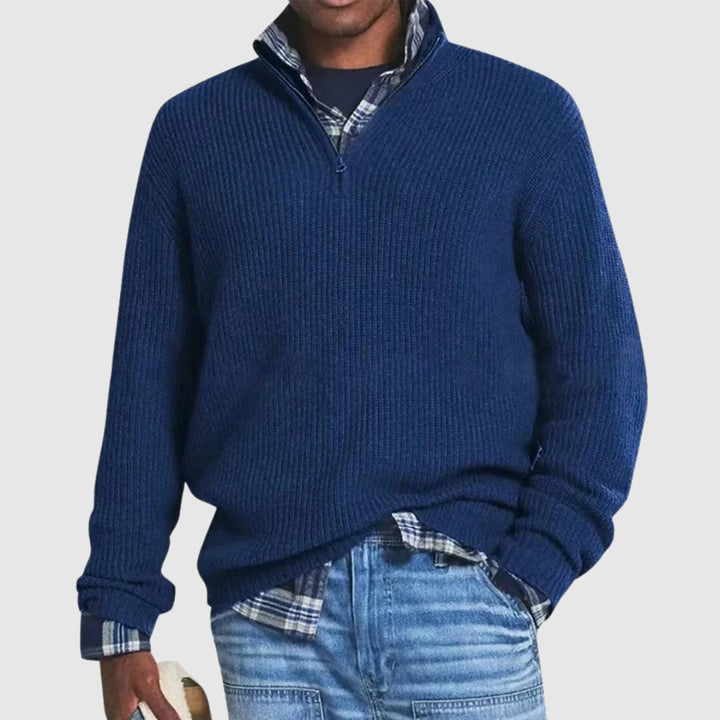 OXFORD™ | Men’s Half-Zip Knit Sweater