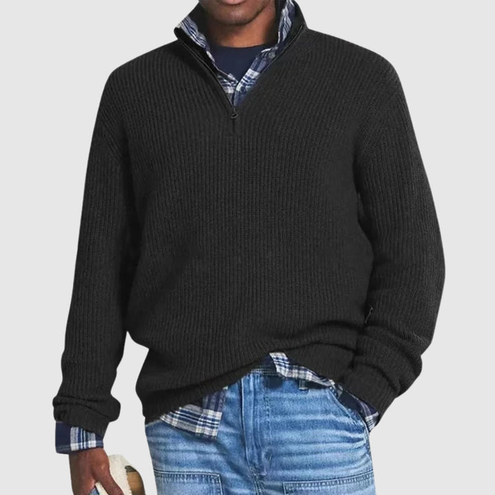 OXFORD™ | Men’s Half-Zip Knit Sweater