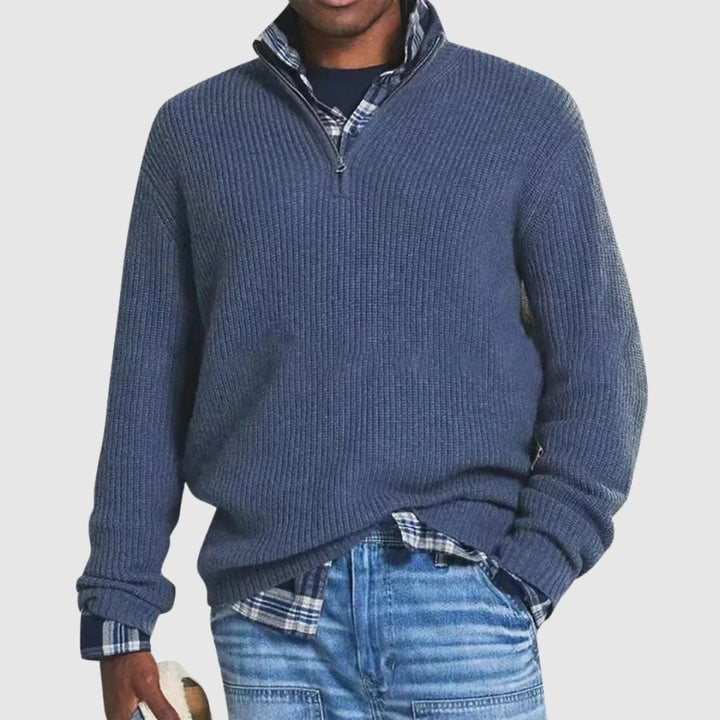 OXFORD™ | Men’s Half-Zip Knit Sweater