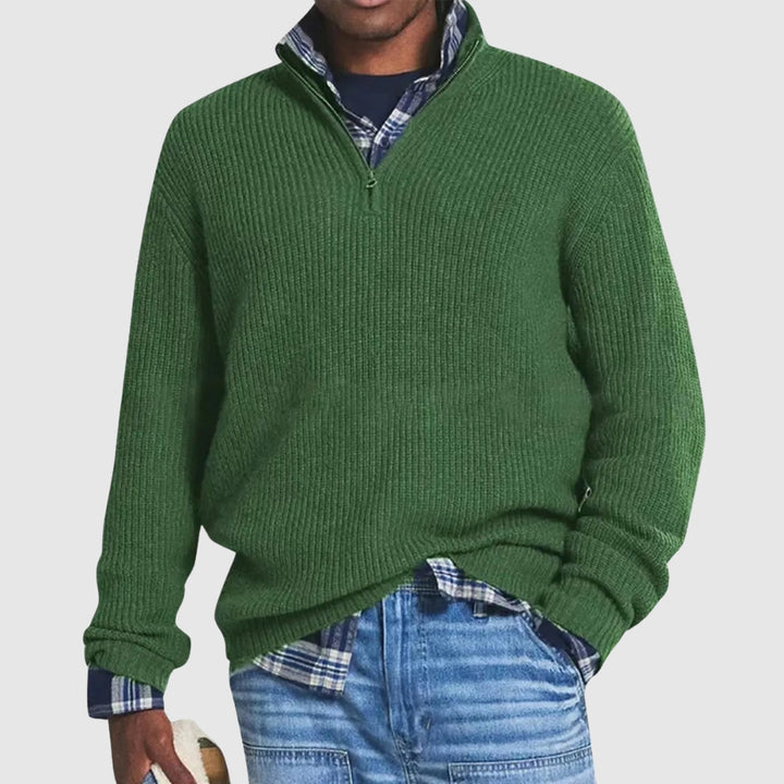 OXFORD™ | Men’s Half-Zip Knit Sweater