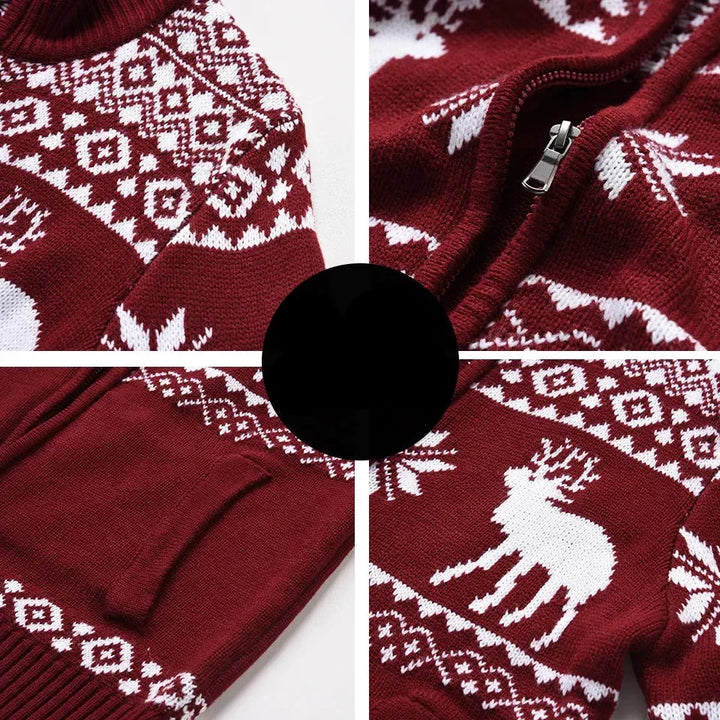 DECLAN™ - Snowflake Knit Sweater