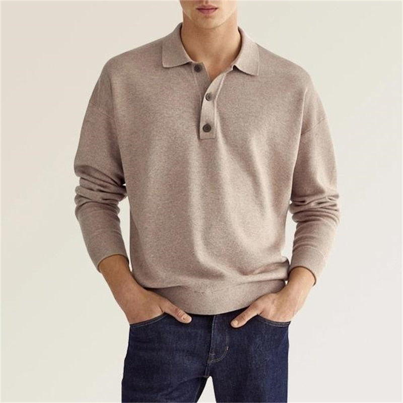 CARLOS™ | Men's long-sleeve polo shirt