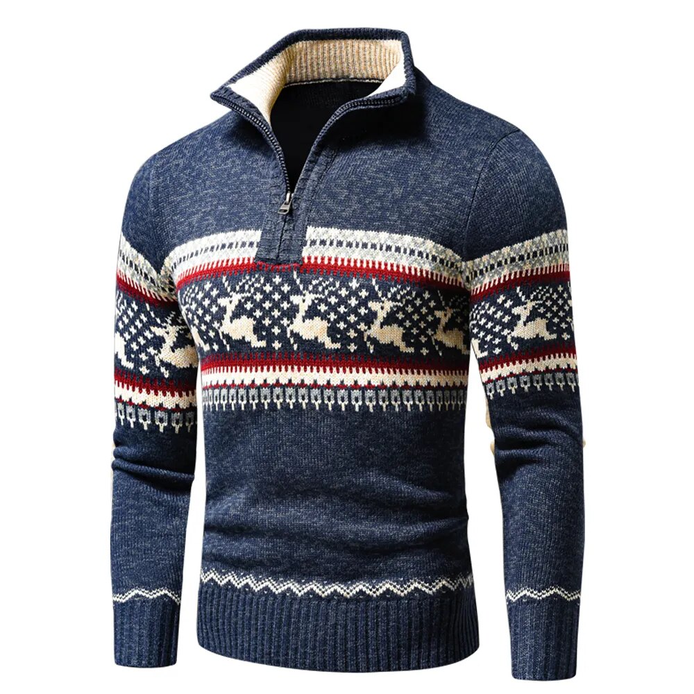 DECLAN™ - Snowflake Knit Sweater