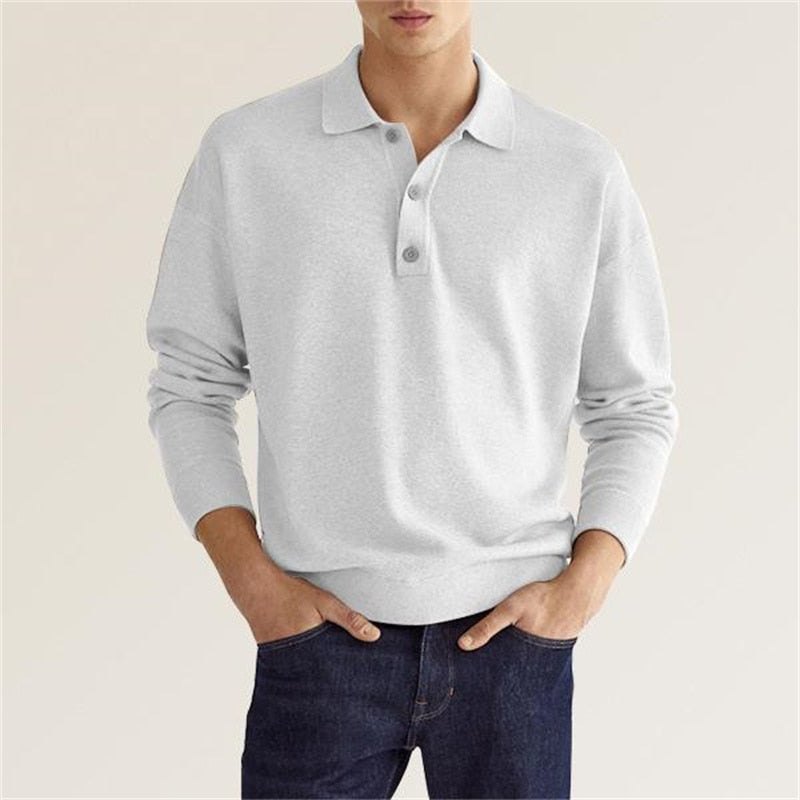 CARLOS™ | Men's long-sleeve polo shirt