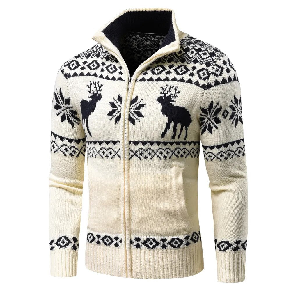 DECLAN™ - Snowflake Knit Sweater