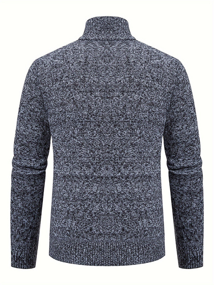 WILLIAM™ Classic Knit Zip Sweater