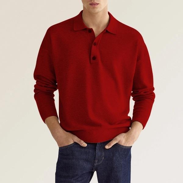 CARLOS™ | Men's long-sleeve polo shirt